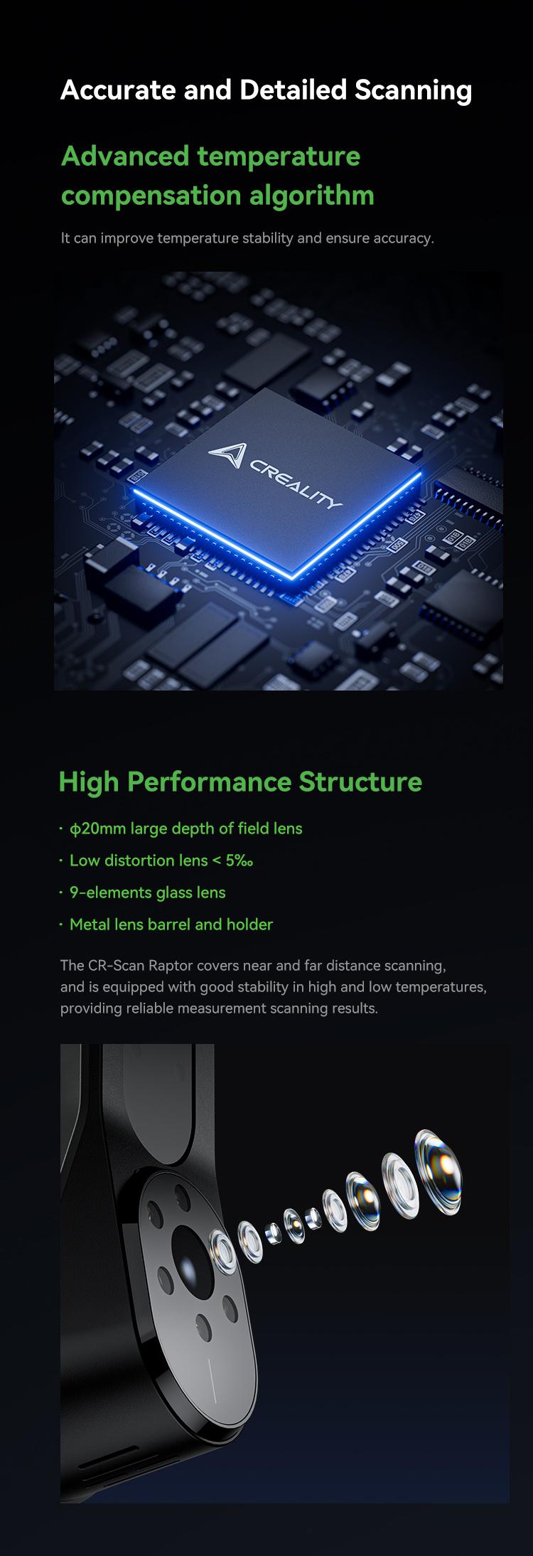 CR-Scan Raptor High Performance Structure